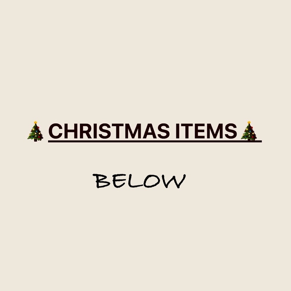 Christmas items